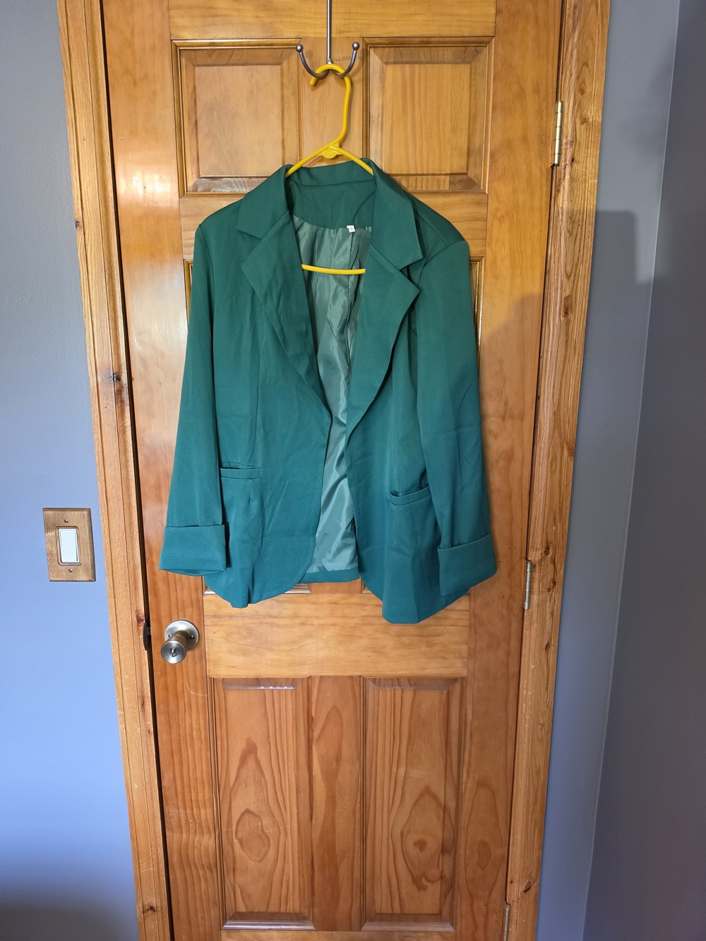 Emerald Green Womens Blazer Jacket
